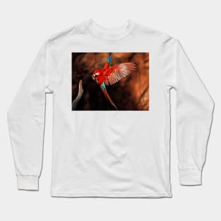 Red-and-green Macaw Long Sleeve T-Shirt